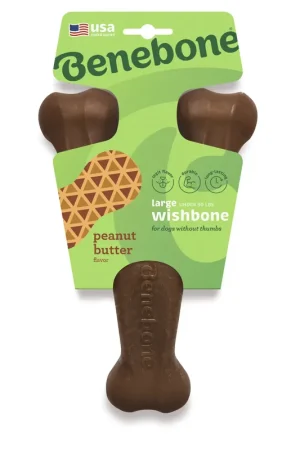 Benebone Wishbone Pindakaas L Finale Uitverkoop